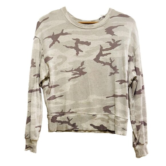 RAILS Ramona Stone Camo Relaxed Fit Sweatshirt Size M - Picture 3 of 9